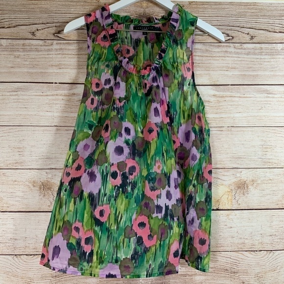 Anthropologie Sanctuary Sheer Floral Tank - Picture 3 of 5